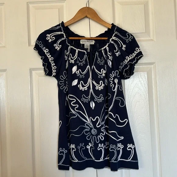 Laureen Michelle Tops Lauren Michelle Short Sleeve Top Tunic